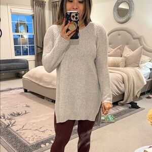 Gray Knit Sweater